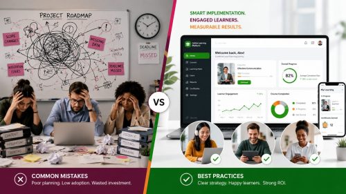 Common Online Learning Platform Implementation Mistakes and How to Avoid Them feature image
